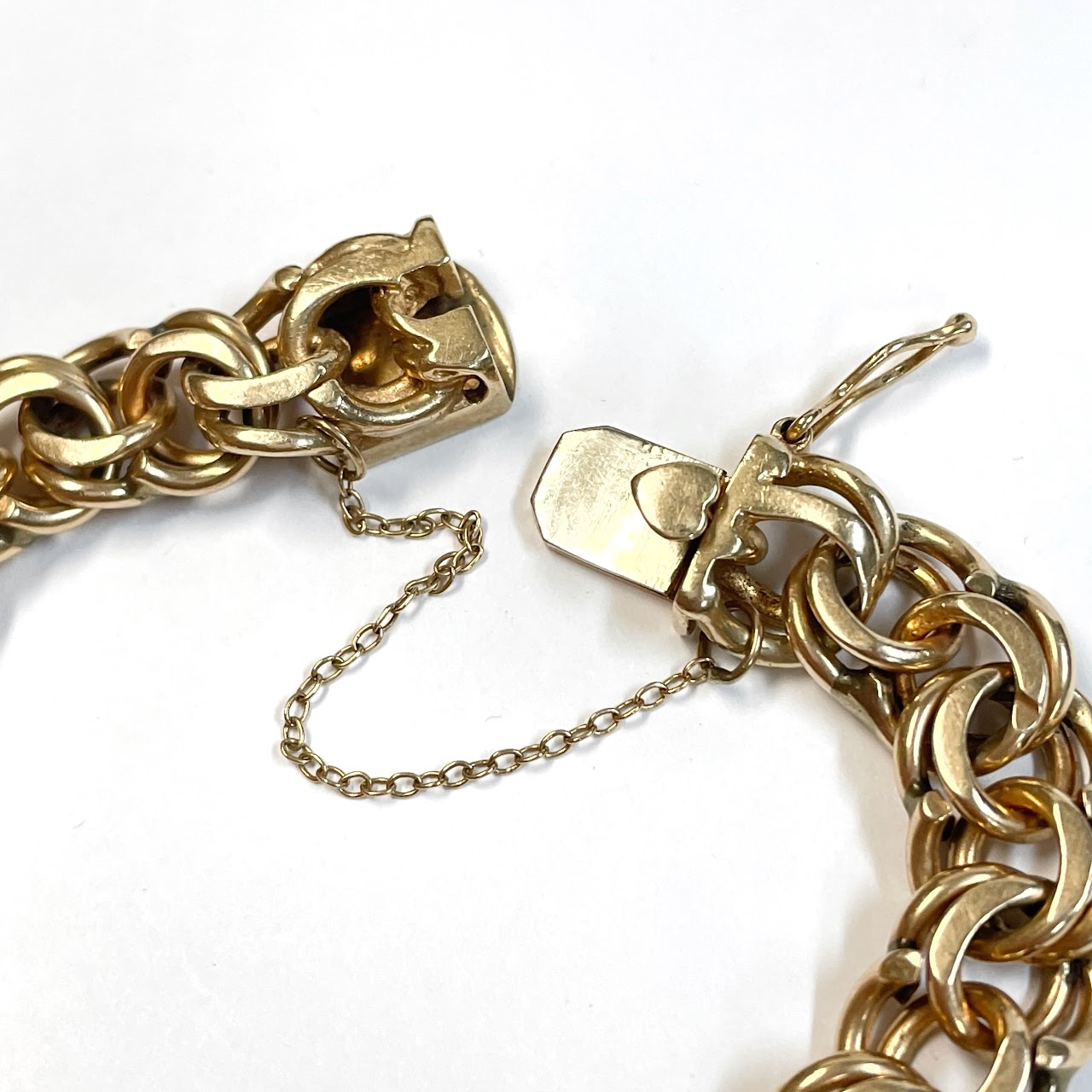 14K Gold Heavy Chain Bracelet