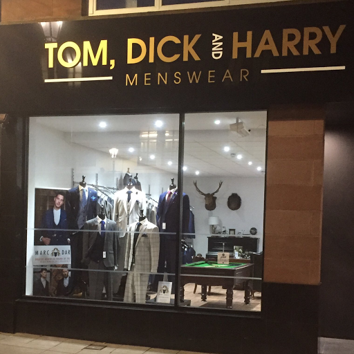 Tom Dick & Harry Menswear logo