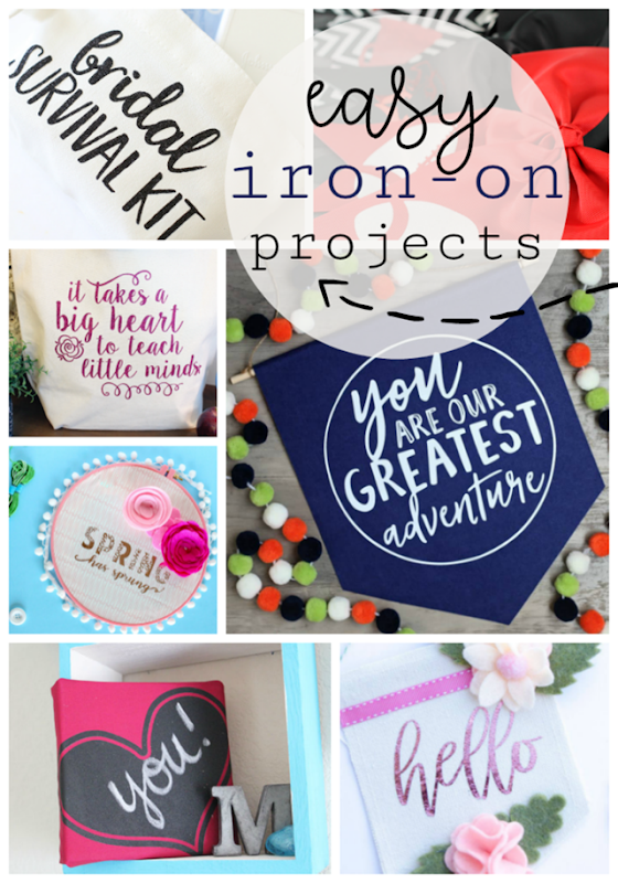 Easy Iron-on Projects with Cricut #madewithCricut