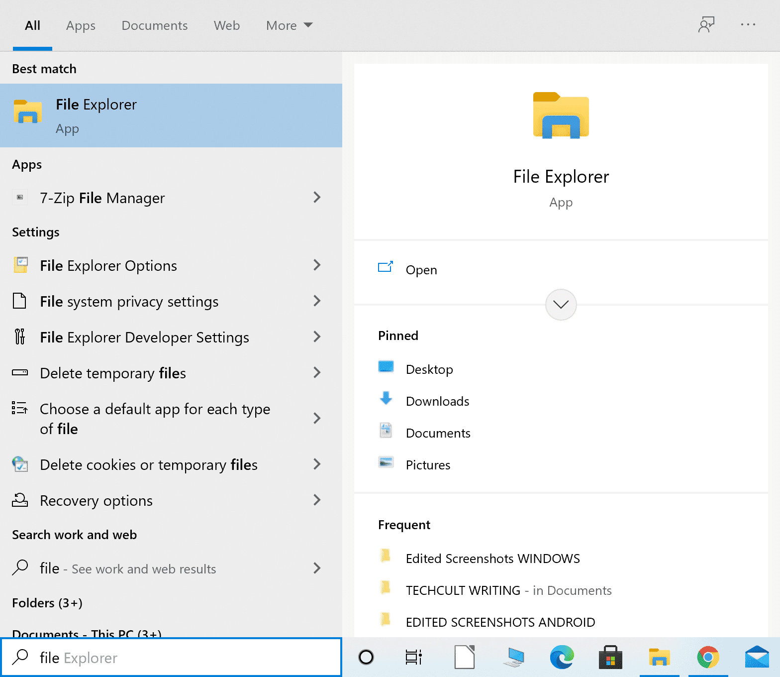 Khởi chạy File Explorer từ tìm kiếm của Windows |  Cách khắc phục sự cố trên bầu trời của No Man