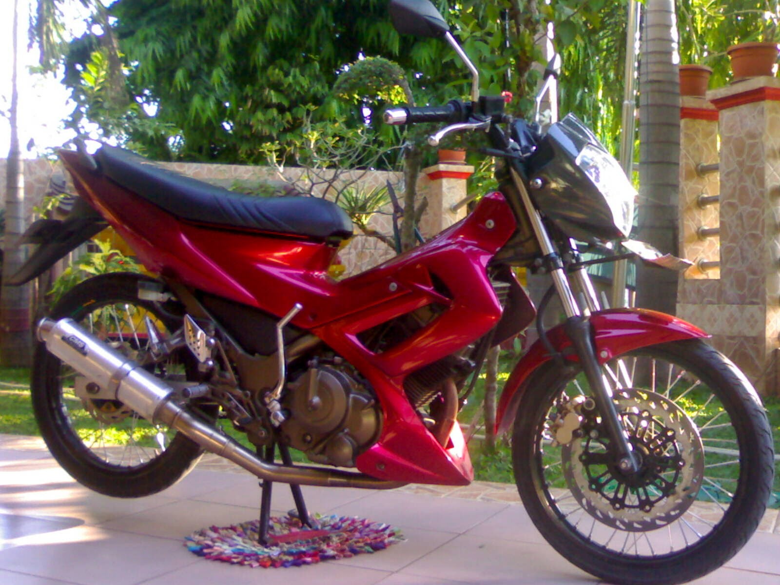 suzuki satria modif trail