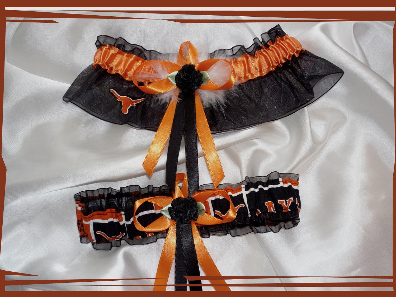 Texas LONGHORNS Wedding Set