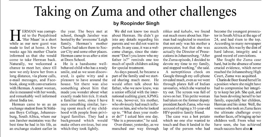 Taking on Zuma and other challenges