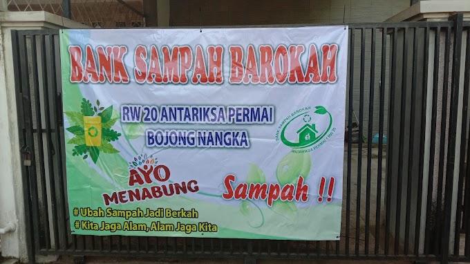 Bank Sampah Barokah Perumahan Antariksa Permai