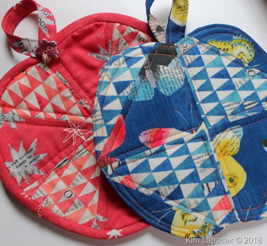 Patchwork Apple Potholder Tutorial by Kim Lapacek