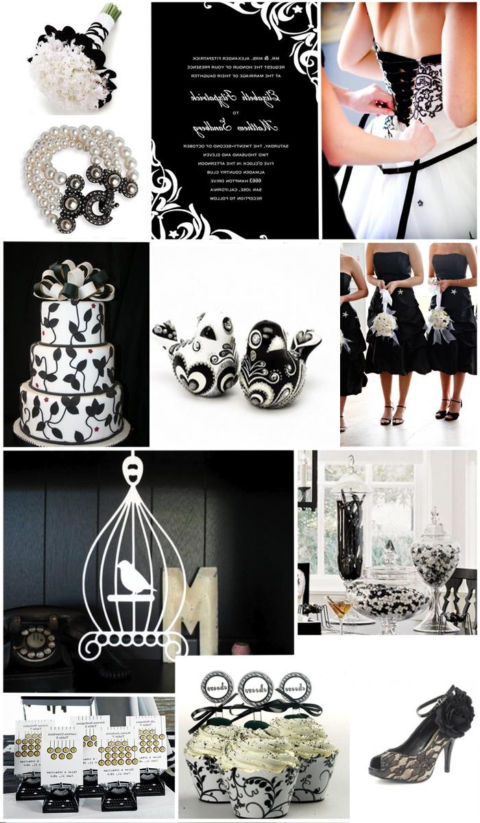 A black and white wedding: