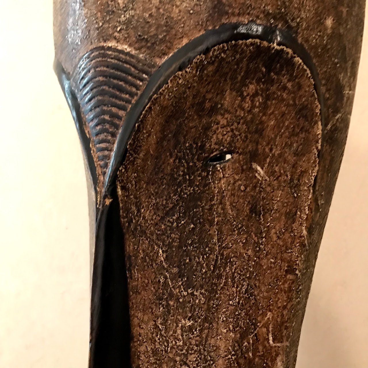 Large African Mask with Stand