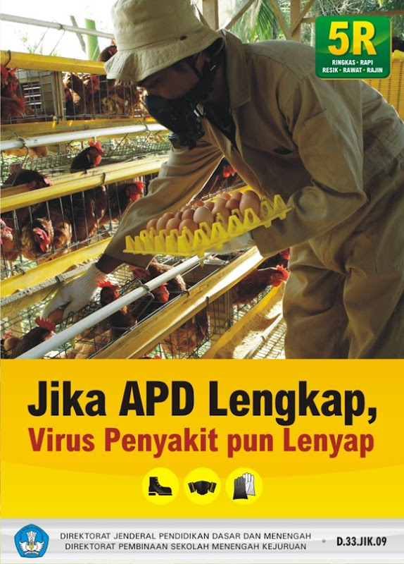 Jika APD lengkap, virus penyakit pun lengkap