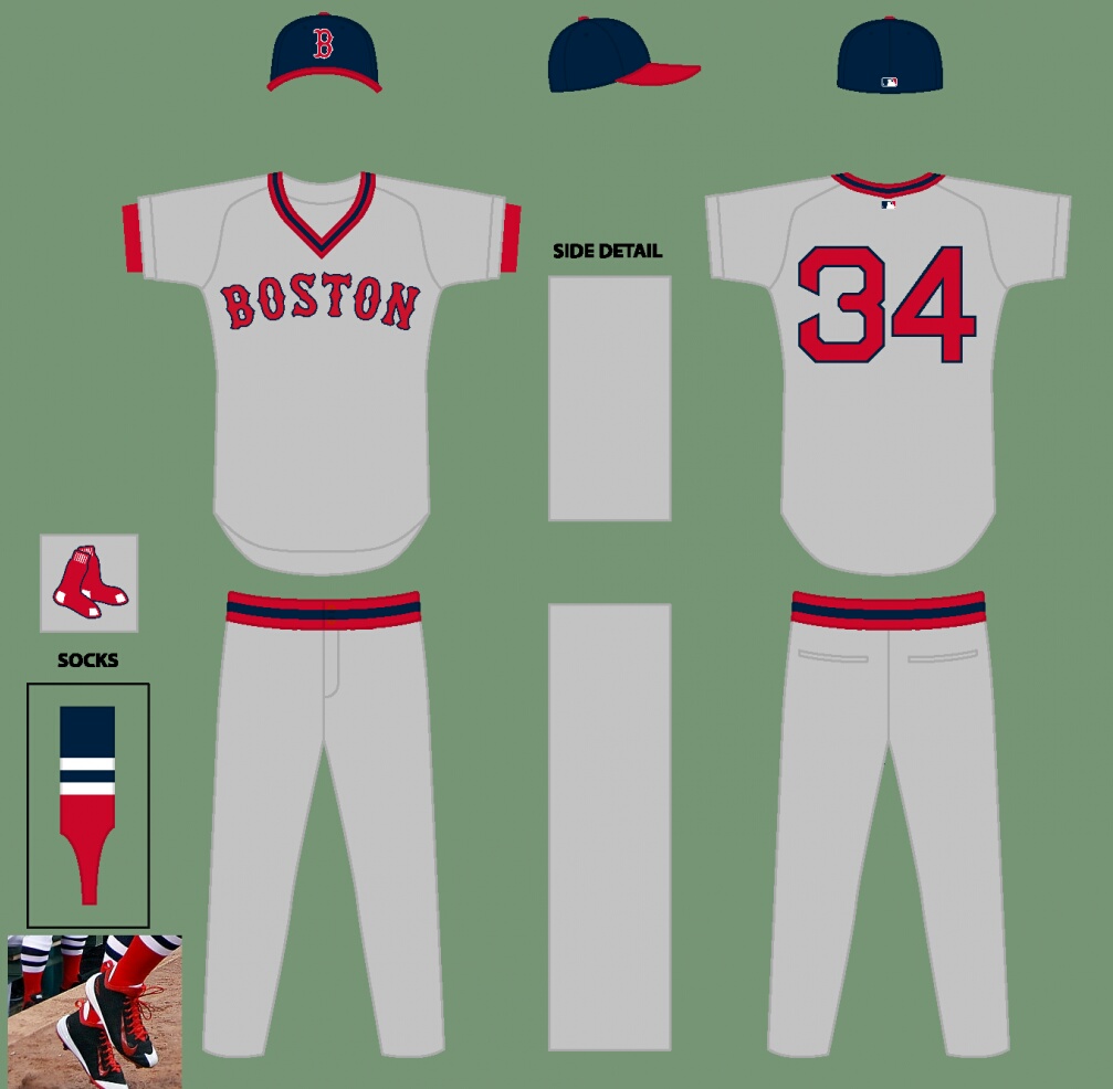 boston red sox road jersey