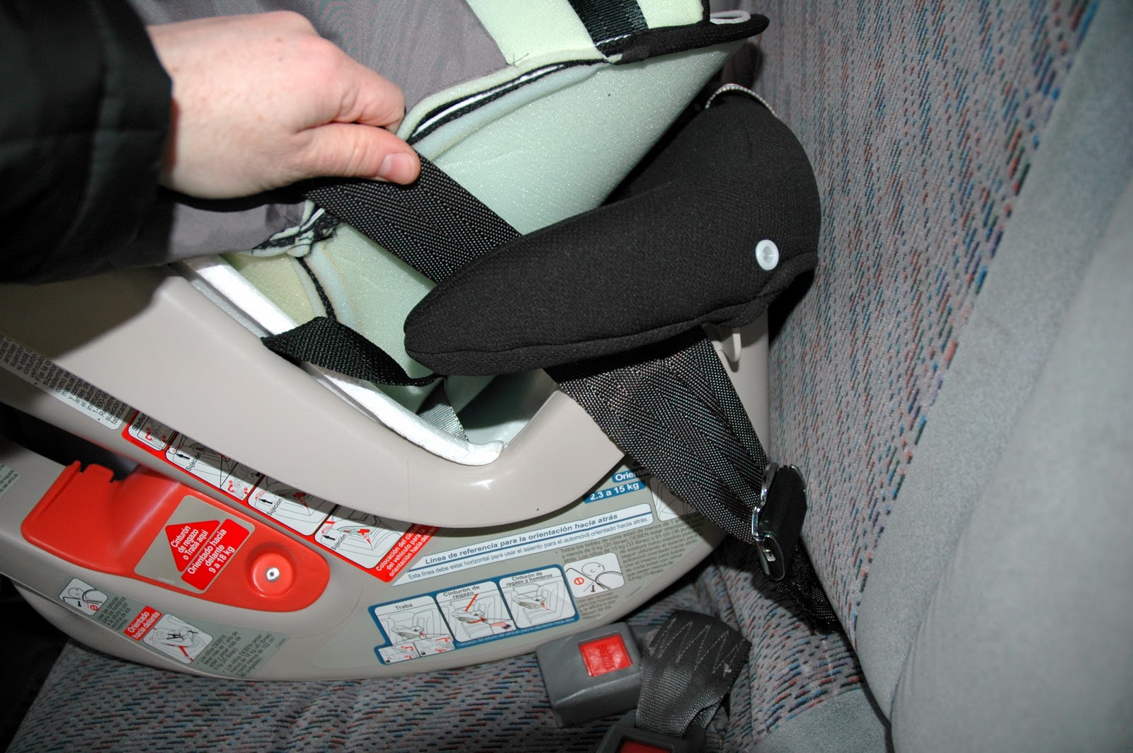 Britax Marathon Rear Facing Seat Belt Installation