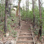 Stairs up to Red Hands Cave (145374)