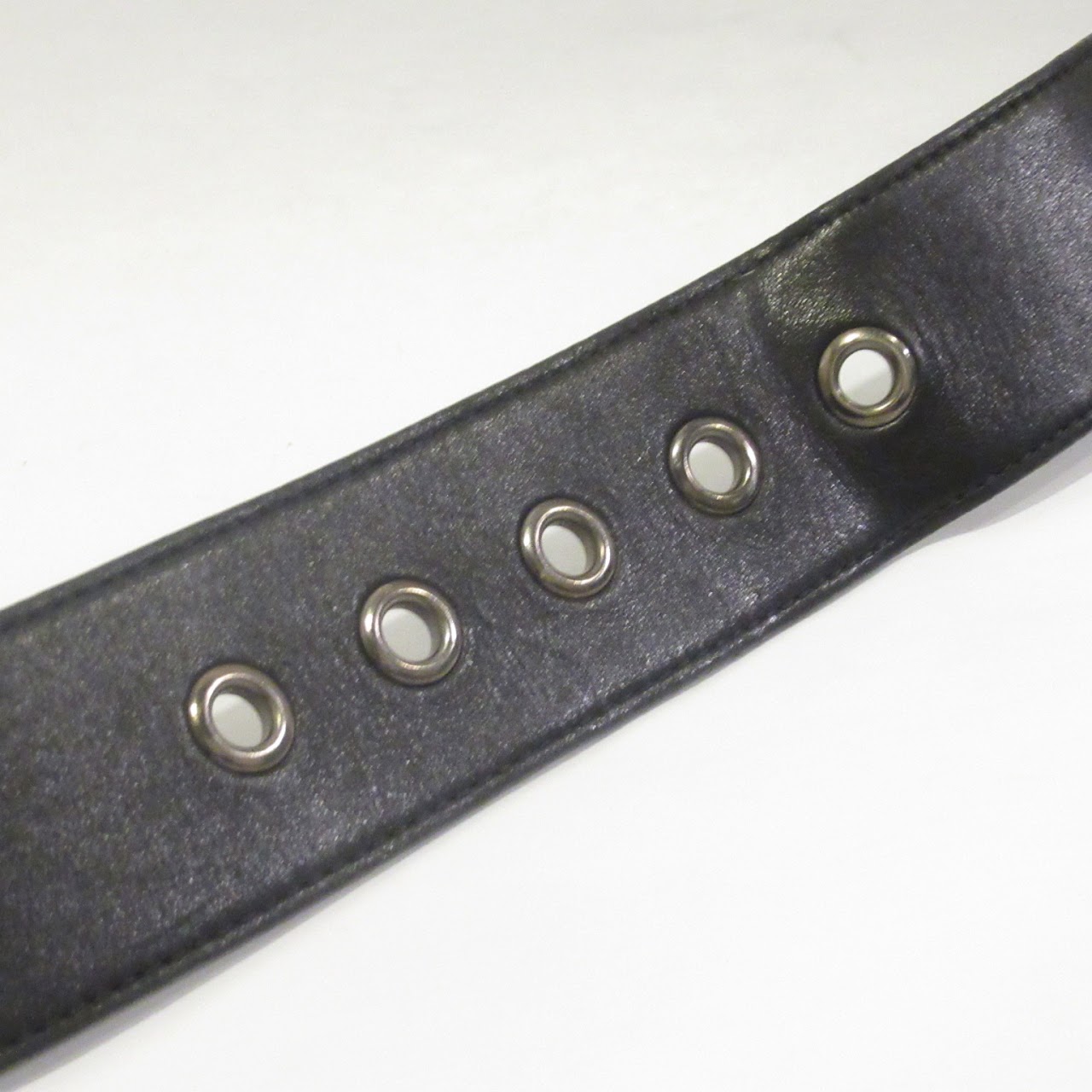 Prada Black Leather Belt