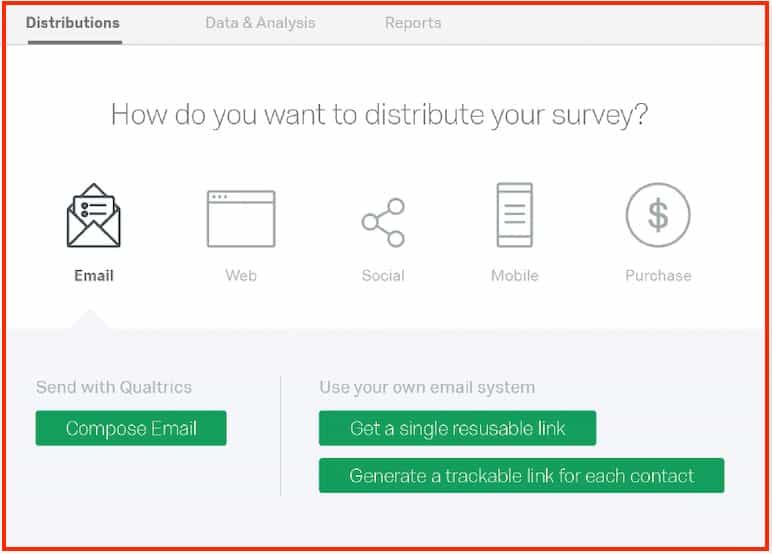 Fonctionnalités de Qualtrics 