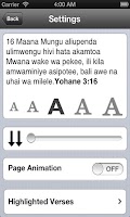 Bible Swahili Screenshot