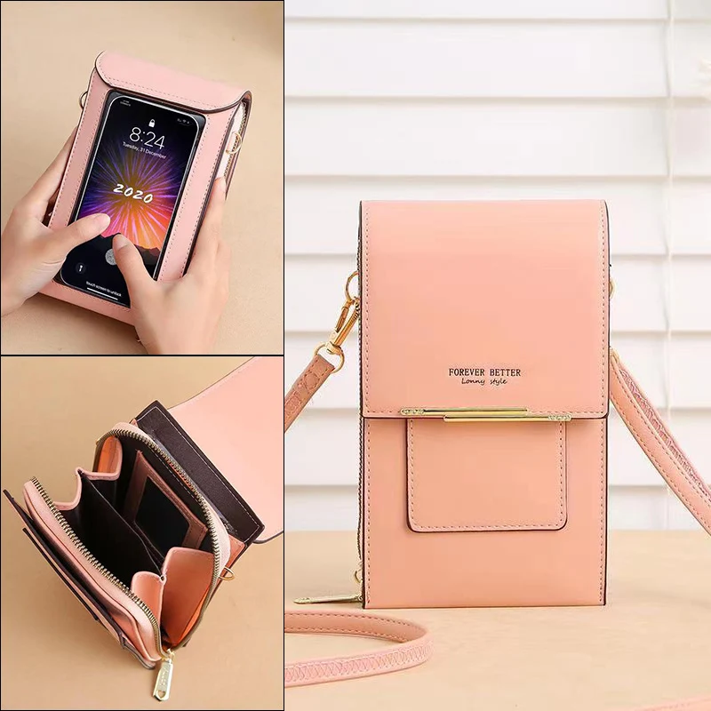 Schattige Kleine Messenger Bag voor Mobiele Telefoon Mini Schoudertas Ideaal voor Smartphone Lichtgewicht en Praktisch Perfect voor Onderweg of Uitgaan