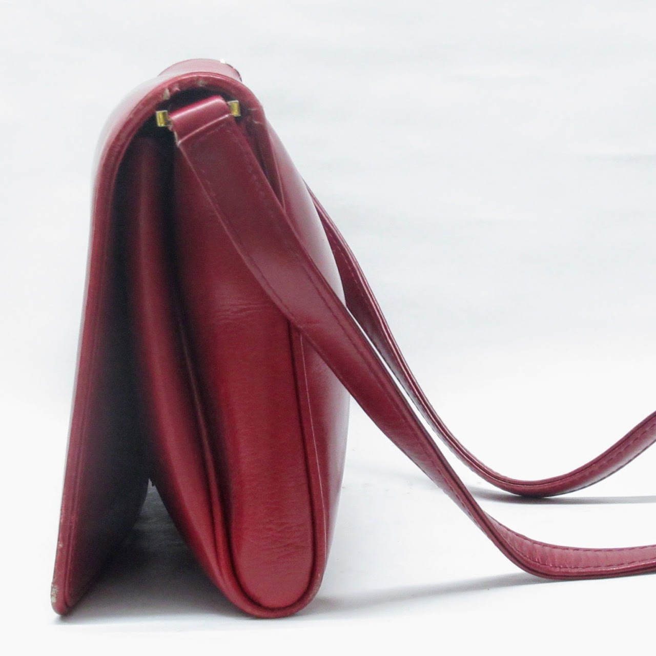 Vintage Gucci Red Leather Bag