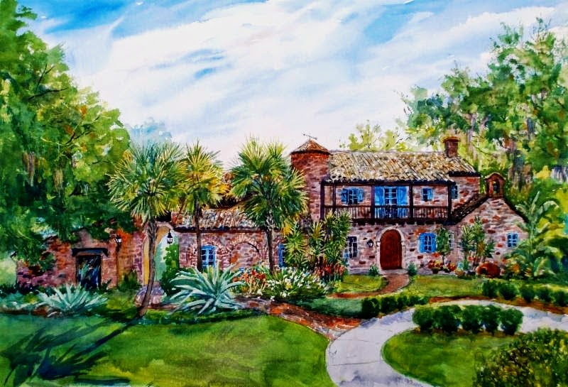 Casa Feliz painting by Stewart Jones