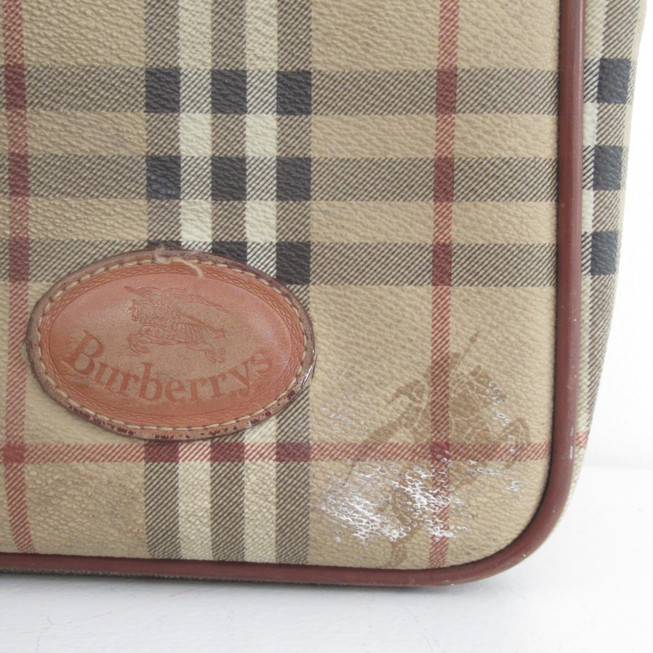 Vintage Burberry Equestrian Knight Logo Bag