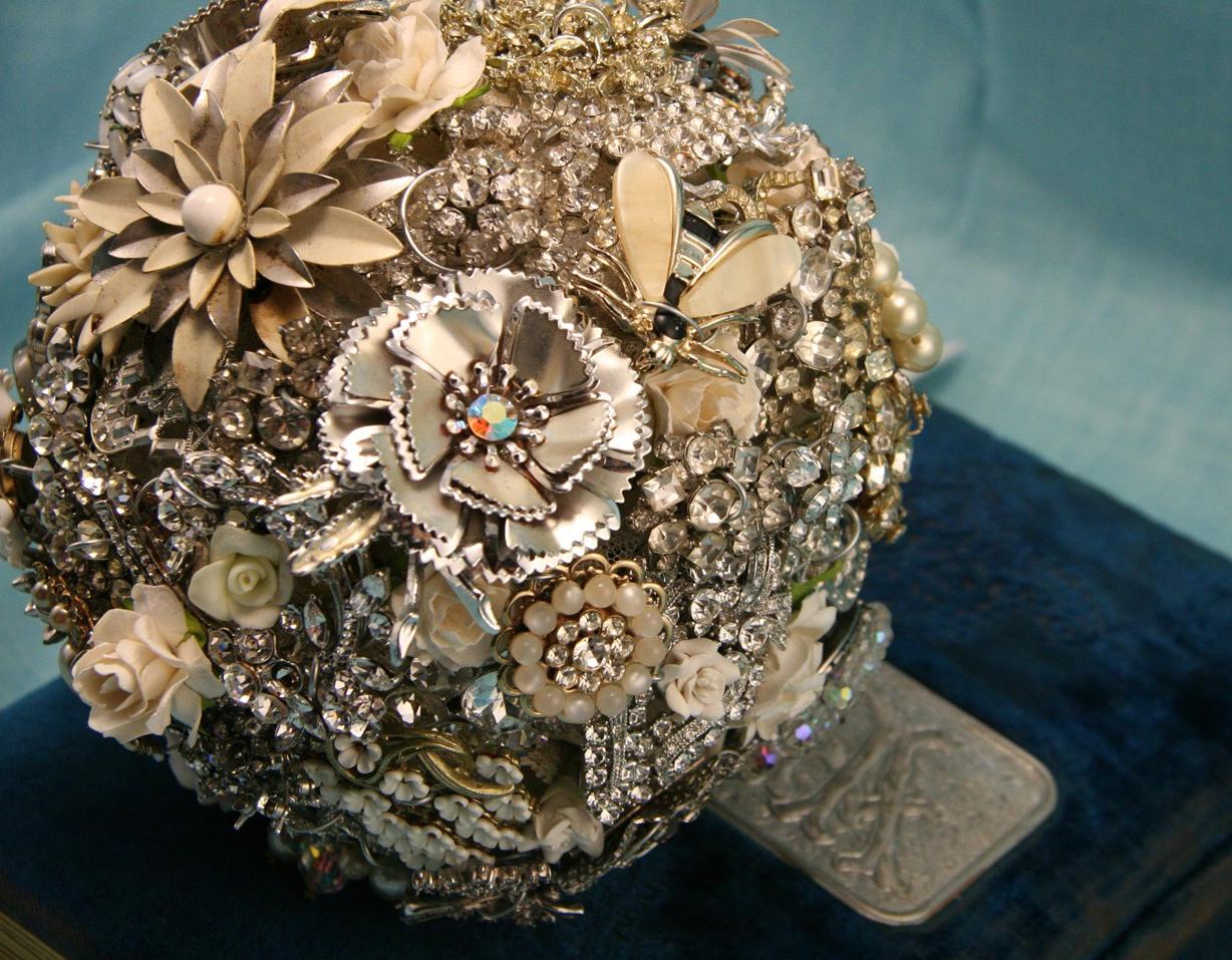 Wedding Brooch Bouquet - Icy