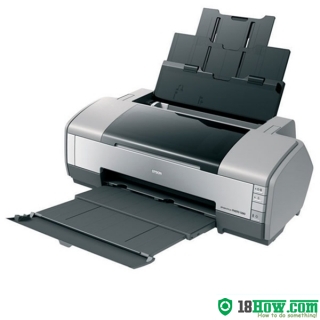 How to reset flashing lights for Epson 1390 printer