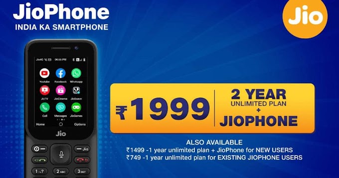 JioPhone 2021 offer brings 2 years of unlimited calls and 2GB per month data with JioPhone at Rs 1,999