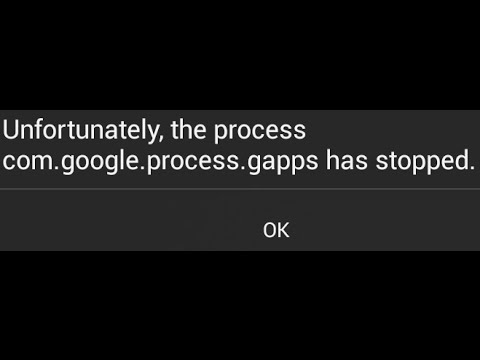 Arreglar Desafortunadamente, el proceso com.google.process.gapps ha detenido el error