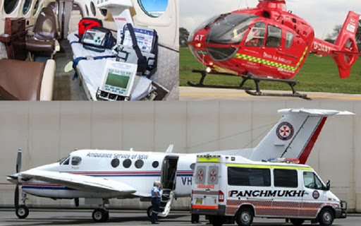 Panchmukhi Air Ambulance Services In Raipur, Press Rd, Moudhapara, Raipur, Chhattisgarh 492002, India, Ambulance_Service, state CT