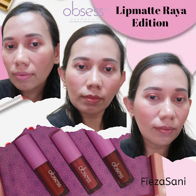 lipmate obsess, kelebihan lip matte obsess, obsess lipmatte raya edition,lipstick untuk bibir sensitif