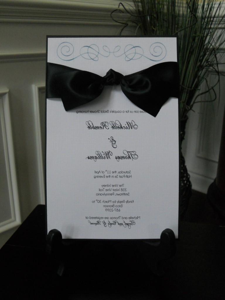 elegant wedding invitation