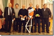 3 - Renato Malvestio, con il telaio, vincitore Over 70 3 - Renato Malvestio, con il telaio, vincitore Over 70