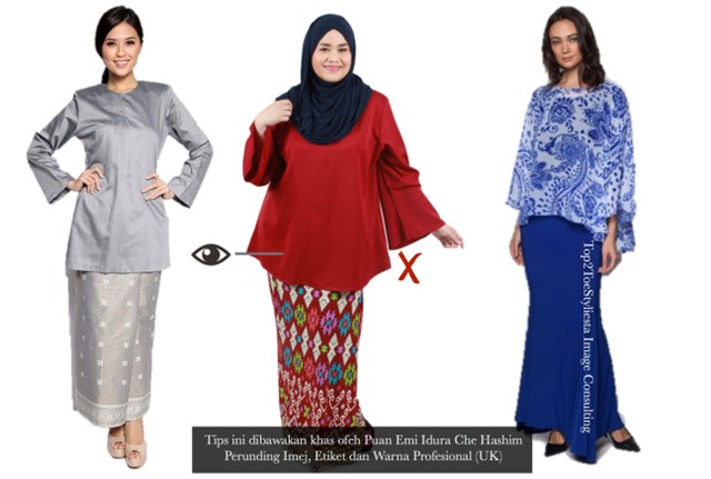 GROOMING TIPS Pemilihan Baju Kurung Mengikut Bentuk Badan 