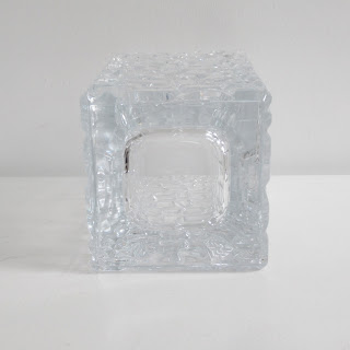 Tiffany & Co. Rock Cut Crystal Vase