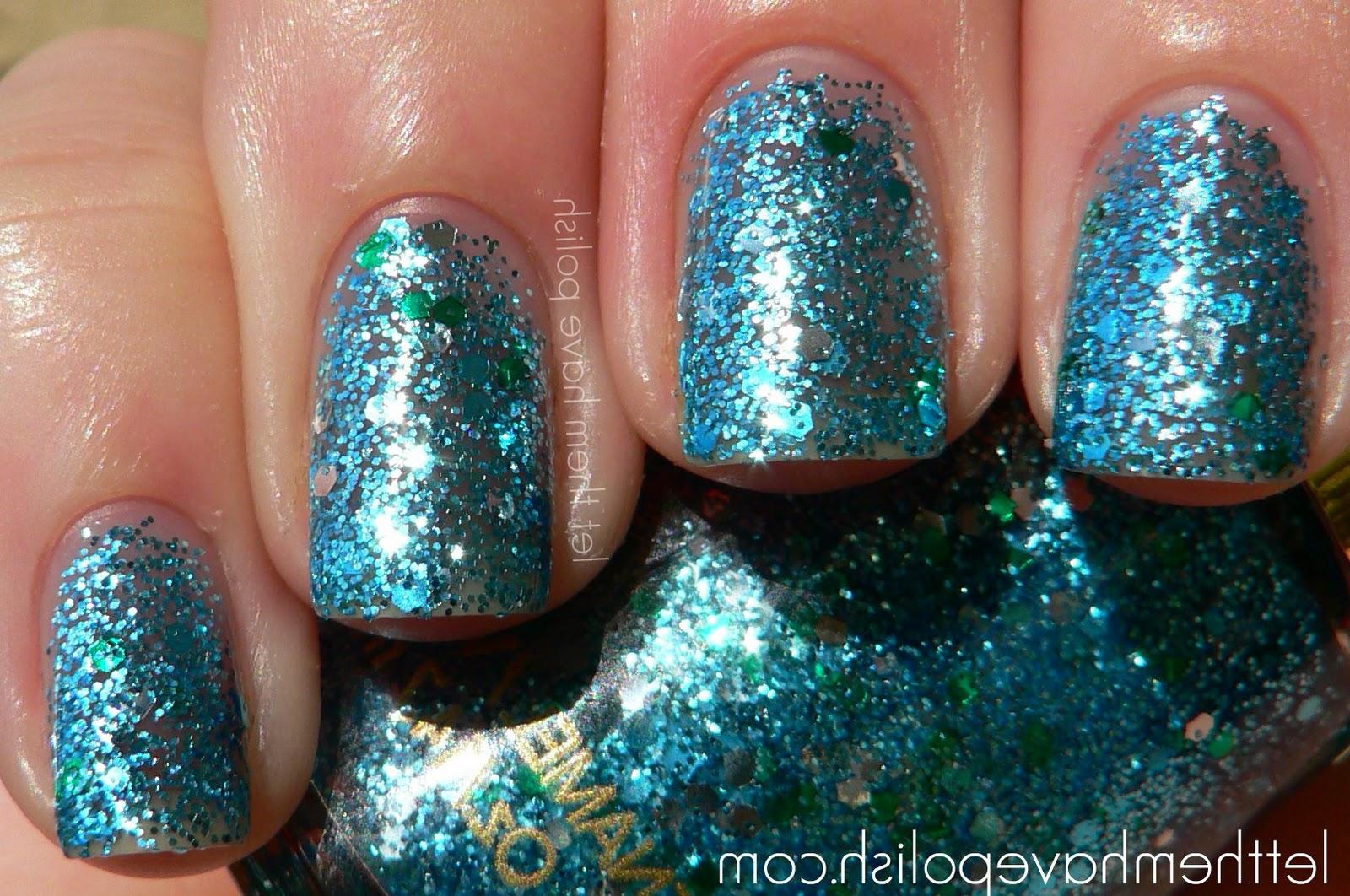 small light Blue glitter