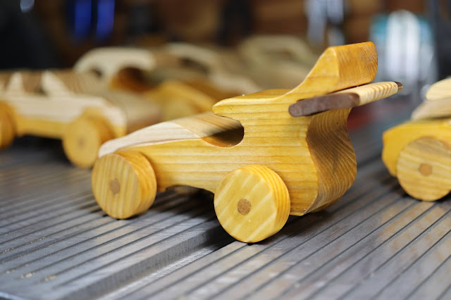 Handmade Wooden Toy Car Sport Coupe From The Speedy Wheels Series