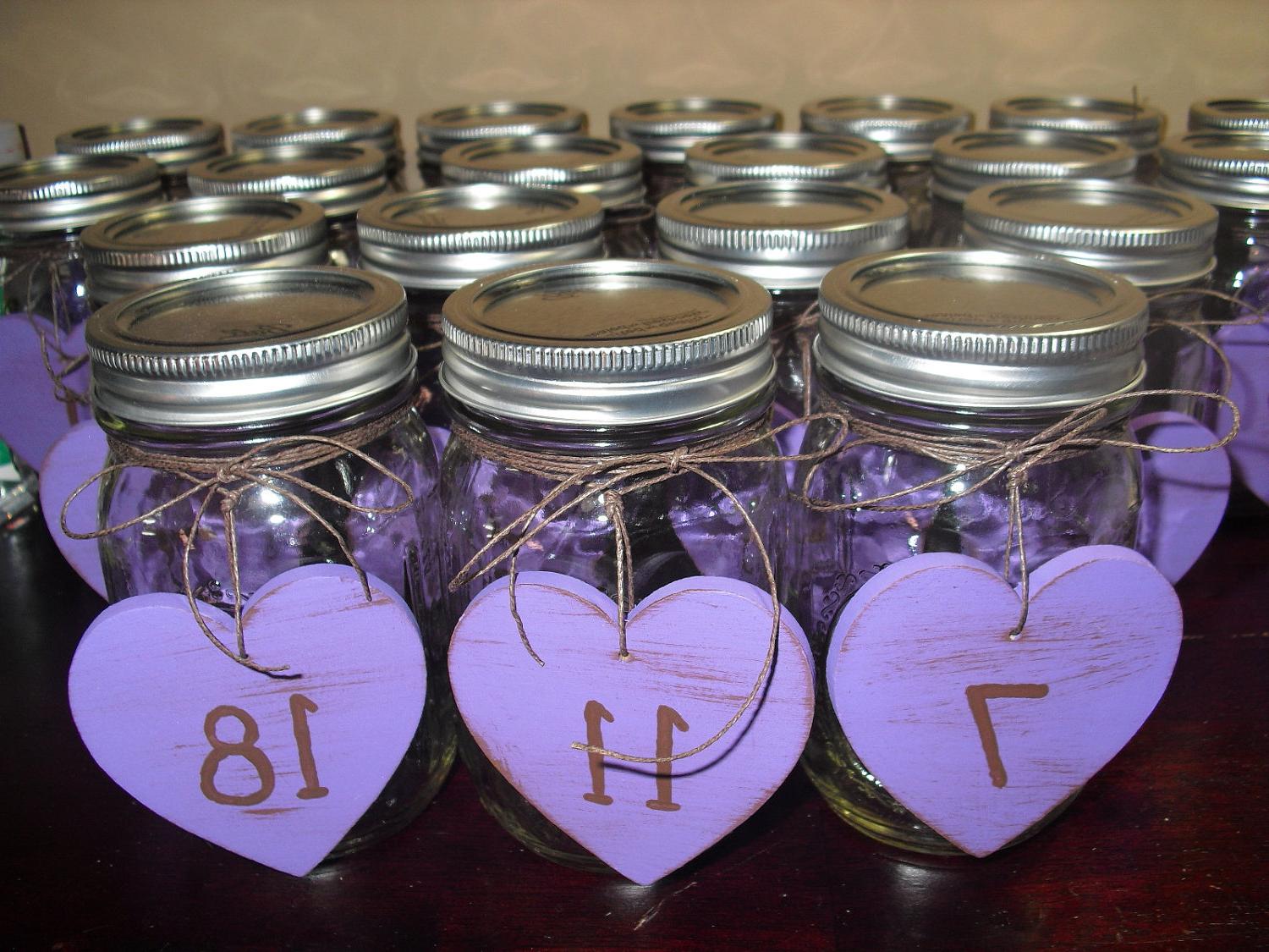 SET OF 18 Mason Jar Table