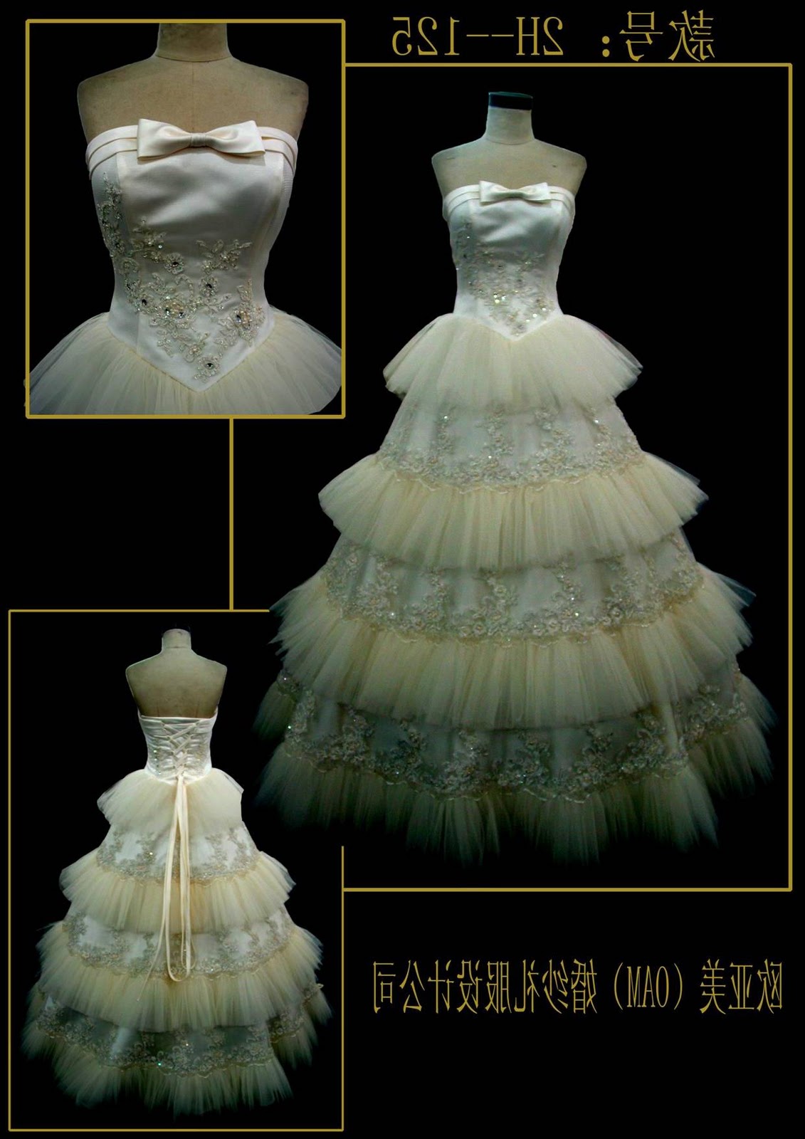 wedding dress 2H125