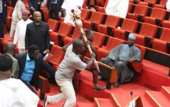 Nigerian Police recovers
mace stolen from Senate