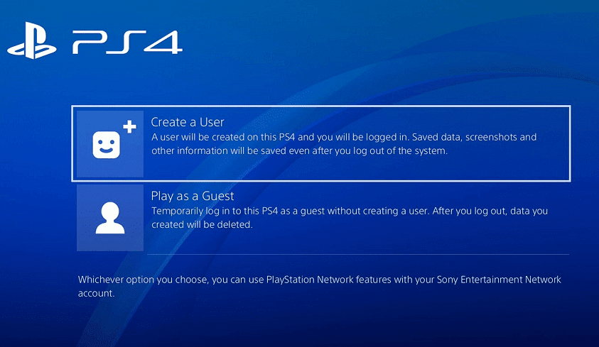 Cree una nueva cuenta de PSN con una nueva dirección de correo electrónico |  Arreglar PlayStation Se ha producido un error,