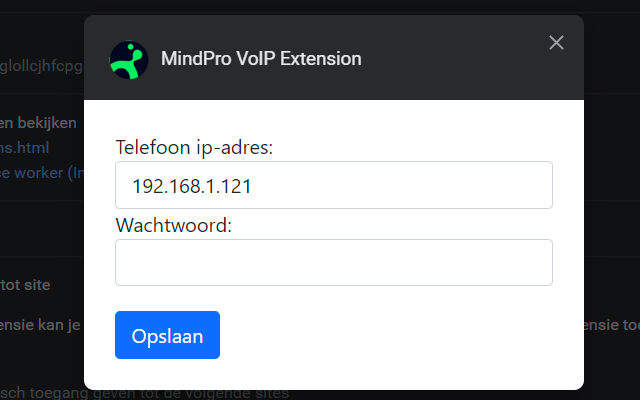 MindPro VoIP Extension chrome extension