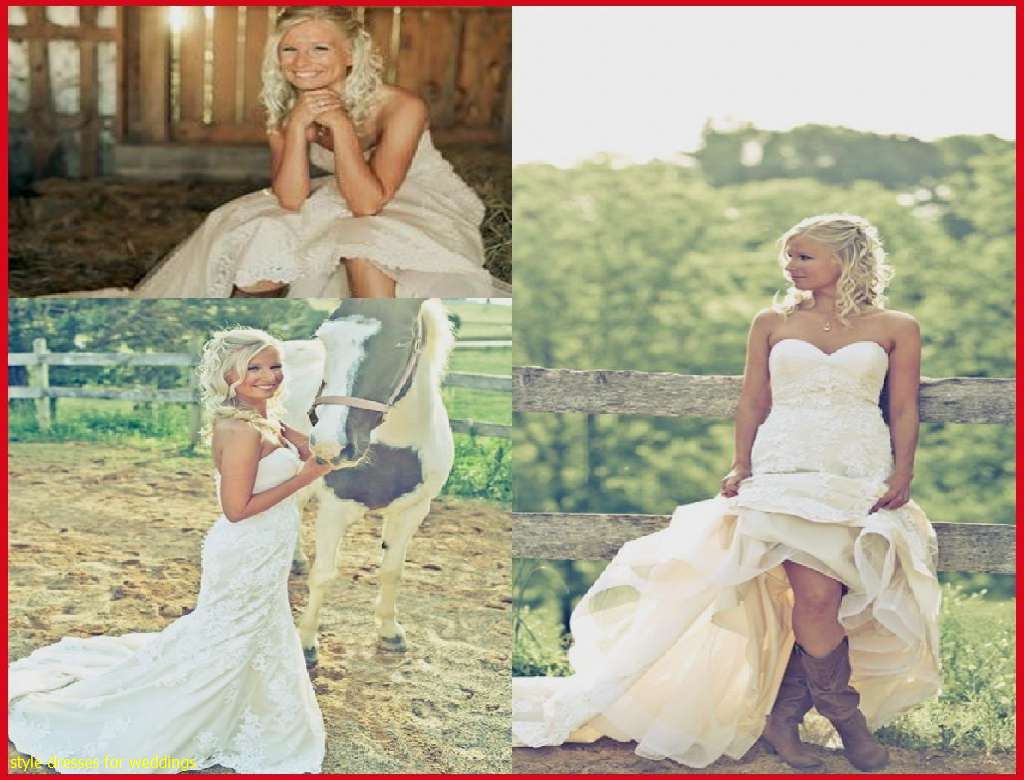 Wedding-Dresses-Country-Western-Style-bridals-style  - Country Style Wedding Dresses With Cowboy Boots