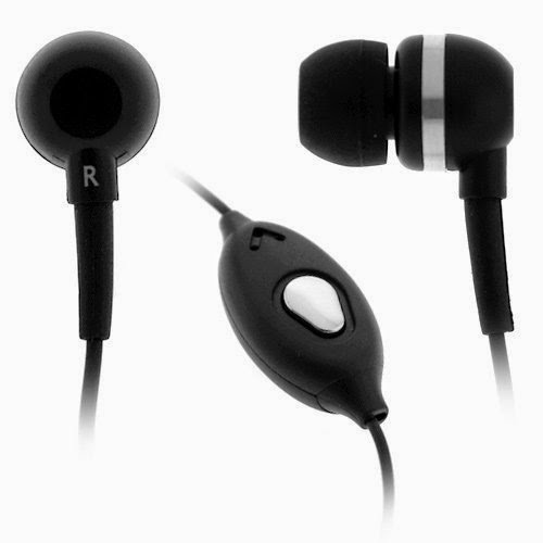  BIRUGEAR Black Stereo Hands Free Headset Headphone Ear-buds with Microphone For Motorola Moto X, Droid Mini, Droid Maxx, Droid Ultra