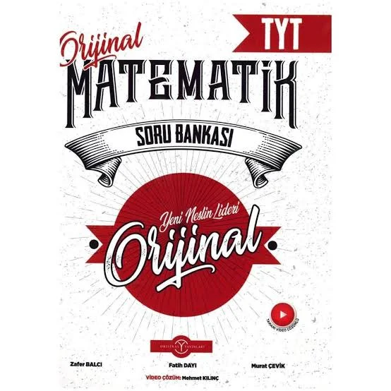 Orjinal Yayınları TYT Matematik Soru Bankası