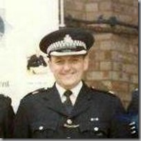 Many Thanks to Roy Smith for sending the above photos which were both were taken in the rear yard at Bishop Auckland Police Office in October 1983 when the station threw open its doors for an open day.Officers in the  group photograph from the Traffic Department are L to R: Danny McKie, Roy Smith, Michael French, Alec Francis, Don Moody, Sgt Stuart Oakley, Dave Surtees, Malcolm Magee and finally Tommy Fortune (Motorcycles). The patrol car, was A687XCN a Ford Granada call sign Mike 20 Papa (M20P), formerly Alpha Red 40 (AR40)