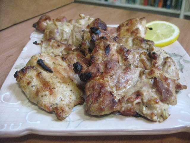 Chicken Thighs with Lemon, Garlic, and Parsley