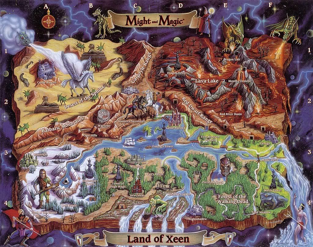 Beautiful Maps Of Game Worlds That You Ll Never Forget Part 2 Chick Geek Games