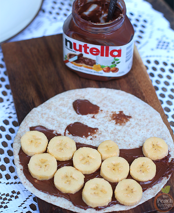 Banana Nutella Quesadilla