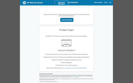 HP Print voor Chrome