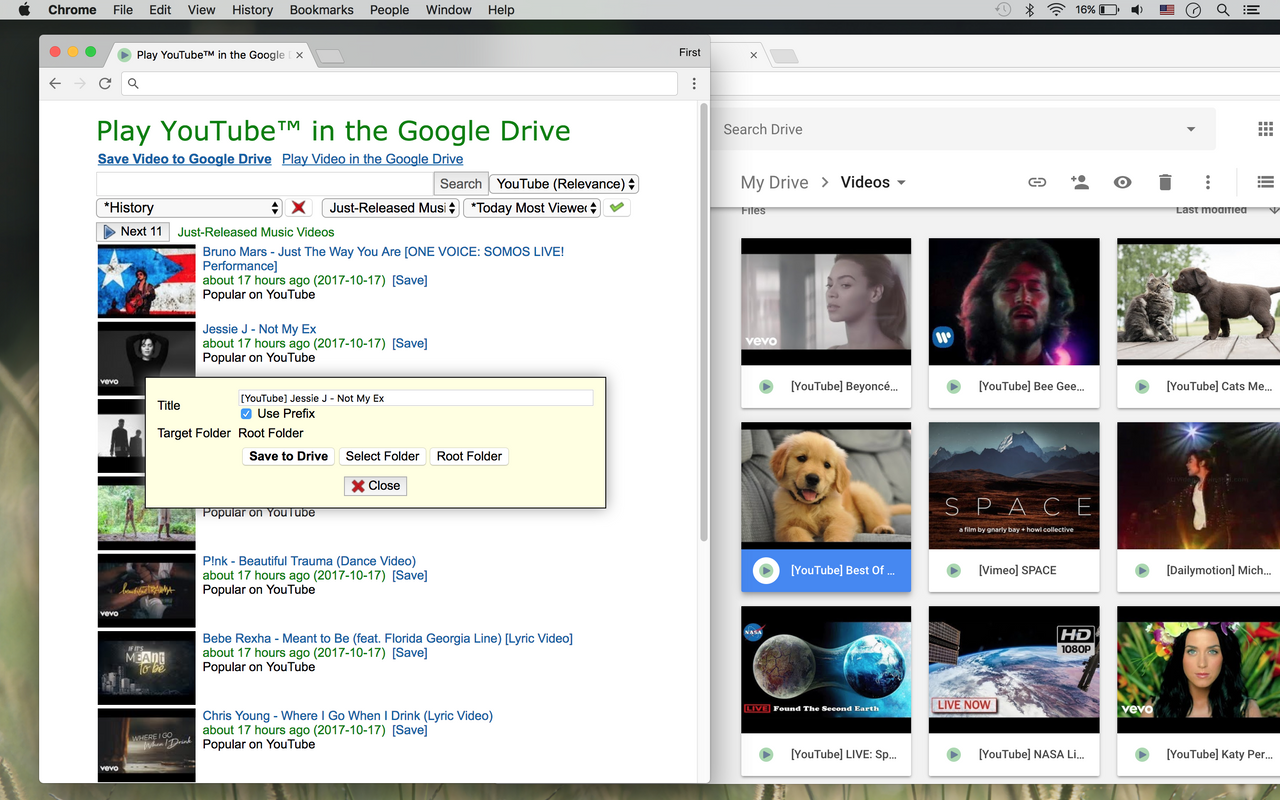 Video from Drive - Google Workspace Marketplace