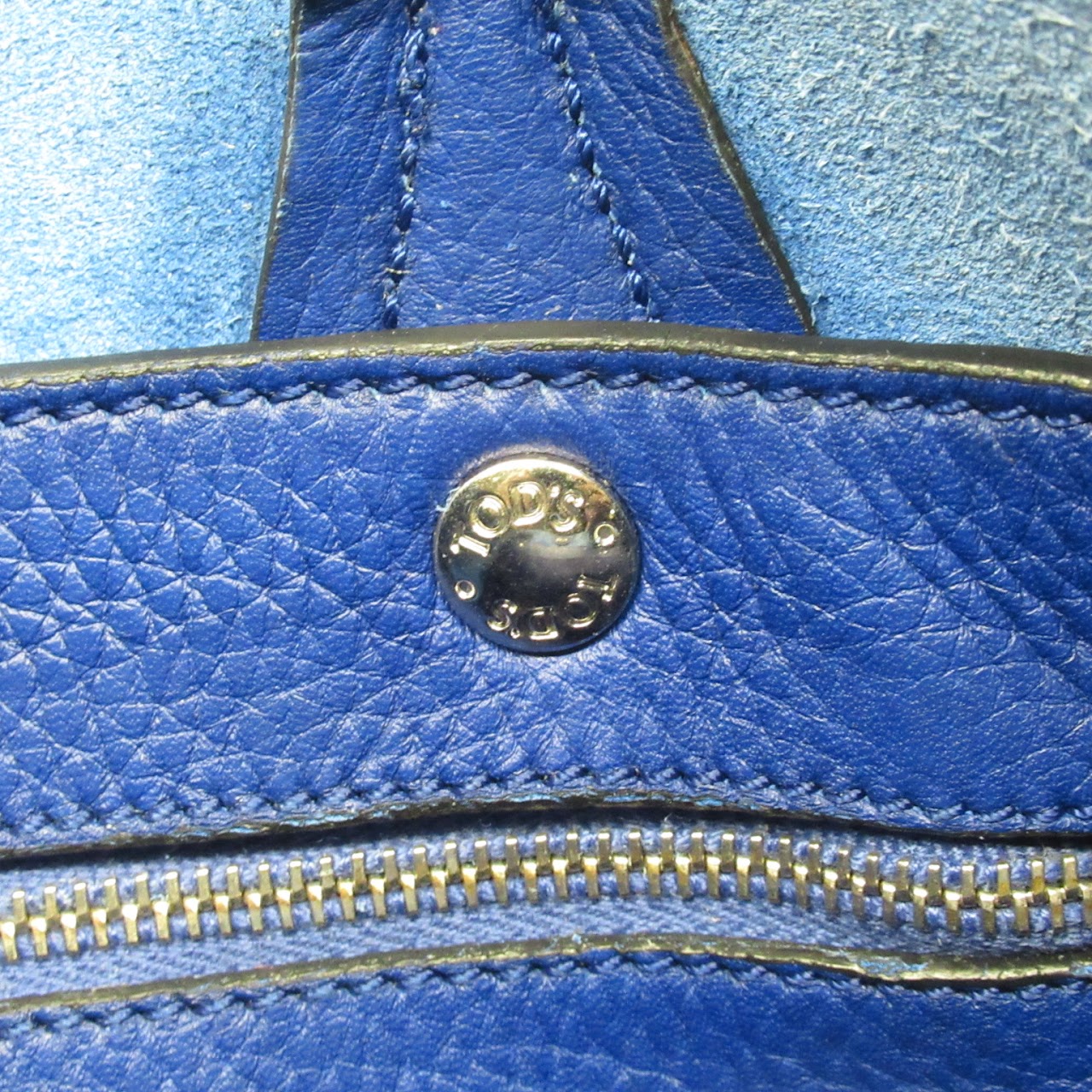 Tod's Cobalt Blue Leather Shoulder Bag