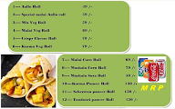 Thakur Ji Roll Vale menu 1